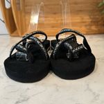 Teva  Olowahu palms black white quick dry all day wear sustainable vegan size 6 Photo 1