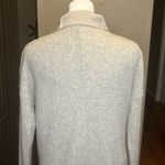 Summersalt The Luxe Cashmere Blend Funnel Neck Mix Stitch Sweater New Grey XS Photo 6