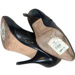 Via spiga leather booties high heels size 9m designed in Italy Black Photo 8