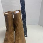 JUST FAB Khloy Stretch Stiletto Booties Tan Slip On Size 9.5 New With Box Photo 8