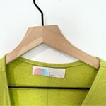 Free People Marina Maxi Dress in Citron Silk Green size Small Photo 6