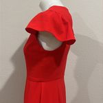Charles Henry  red short sleeve v neck jumpsuit Photo 3