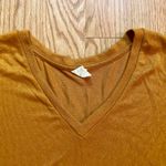 Mod Ref Oversized Copper Brown Preppy Blouse Top Womens Large Photo 2
