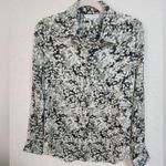 Equipment Femme Vert Mili Multi Print Satin Brett Shirt Photo 1