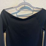 Armani Exchange  Black Zip Up Dress Quarter Sleeve Size Small EUC Photo 5