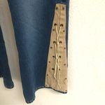Too Hot lace up flare boho western hippie style denim jeans 10 Photo 3