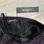 Allegra K NWT  Black Pink/Blue Iridescent Glitter Sleeveless Party Dress Size S Photo 9