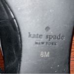 Kate Spade Black Leather Flat Slip on Shoes(Size 8M) Photo 5