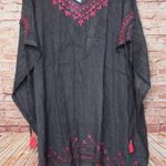 Exist BE Beach by | stone wash gray/ hot pink swim coverup Photo 0