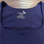 Free People Navy Blue Women's Square Neck Top Photo 2