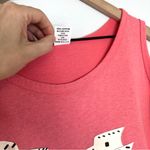 American Vintage Vintage USA made Tank Top Sz XL Easy Casual Coral Aztec Arizona 100% Cotton West Photo 4