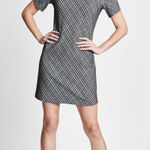 Spanx NEW Ponte Mini Dress Black Jacquard Quiet Luxury Capsule Women’s L Elegant Photo 0