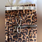 ZARA  Leopard Animal Print Mid Rise Ankle Skinny Edgy Zip Jeans NWT Photo 6