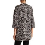 Joie  Berit Cardigan S Mohair Wool Blend Long Leopard Print Oversized Cozy Warm Photo 4