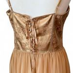 Victoria's Secret Vintage Victoria’s Secret Gold Maxi Slip Photo 2