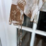 Commense Women's Large Brown Ruffled Modern Vintage Photo 5