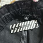 Haute Monde  women’s size medium black skirt belted pockets biker sexy date night Photo 6