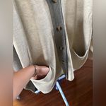 Knot Sisters  Gray and Cream Cardigan Photo 3