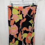 Trina Turk Y2K beautiful boho floral silk sheer wide leg pants Photo 8