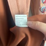 Solitaire  Women’s Boho Faux Suede Floral Embroidered Jacket Mauve Pink large Photo 4