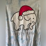 Ivory Ella  Holiday Blue/White Tiedye Long Sleeve Size SM Photo 1