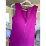 Ann Taylor Bodycon Shift Dress Magenta Vaca Resort Minimal Wedding Office Preppy Photo 5
