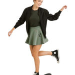 Urban Coco Sage High Waisted Flared A Line Stylish Skirt Type Size Large Skater Photo 0