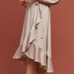 Anthropologie by The Odells Sharlene Wrap Dress Size S Pink Photo 0