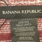 Banana Republic {OS} NWT Mariana Plaid Red Fringe Komono Blanket Cashmere Blend Photo 11