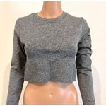 Victoria's Secret Pink medium seamless crop top active athletic TLS1 2837 Gray Photo 9