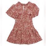 Reformation Adelina Floral Mini Dress Drop Waist V-Neck Ditsy Floral Size 2 Photo 7