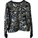 Joie  Caleigh‎ Blue Floral Pullover Sweatshirt #124891 Size Medium Photo 5