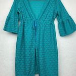 Swimsuit Cover Up Womens Blue Swimwear Wrap Tie Lightweight Beach Sz S/M Photo 0