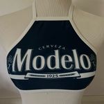 Modelo Swimsuit Halter Top Blue Photo 0