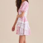 Altar'd State NEW Altar’d State Pink Aderny Floral Mini Dress Size XXS NWT Photo 4