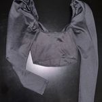 ZARA Corset Puff Sleeve Blouse Photo 2