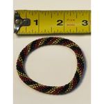 Sashka Bracelet Handmade Bohemian Chic Crochet Beaded Roll Photo 2