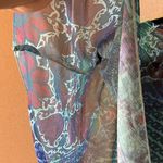 One World Blue and Green Sheer cover up petite medium Photo 12