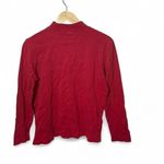 American Vintage Vintage High Sierra Long Sleeve Shirt Women's Medium Red Mock Neck -Made in USA Photo 1