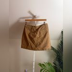 Nili Lotan Remy Sahara Utility Mini Skirt size 10 Tan Photo 3