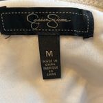 Jessica Simpson Dress White Knit Sweater Fit & Flare Lined Womens Size Medium Photo 4