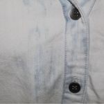 Rock & Republic Studded Blue & White Tie-Dye Loose Buttoned Shirt - Size Large Photo 16