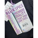 Blue Spice New Blue Spiece High Waist Paperbag Short Womens 11 Black Stone Cuffed Button Photo 4