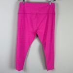 Beyond Yoga Spacedye Caught in the Midi Vivid Pink Heather Leggings Size 2X Photo 4