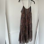 Urban Outfitters  Brown Ecote Alora Tiered Dress • Size Small Photo 3