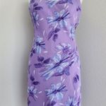American Vintage Vintage Y2K Studio I Lilac Blue Floral Sleeveless Lined Midi Dress 14 Photo 0