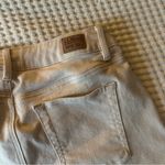 L.L. Bean Women's Beige Jean Shorts High Waist Tan Size 12 Photo 2