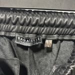 Bagatelle NWT  Faux Leather Joggers Black Size S Photo 4