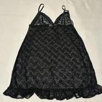 Jessica Simpson Semi Sheer Lace Black Lingerie Slip Nightie M Medium Photo 7
