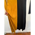ROSETTA GETTY Black Tan Two Tone Cotton Jersey Colorblock Turtleneck Dress sz M Photo 7